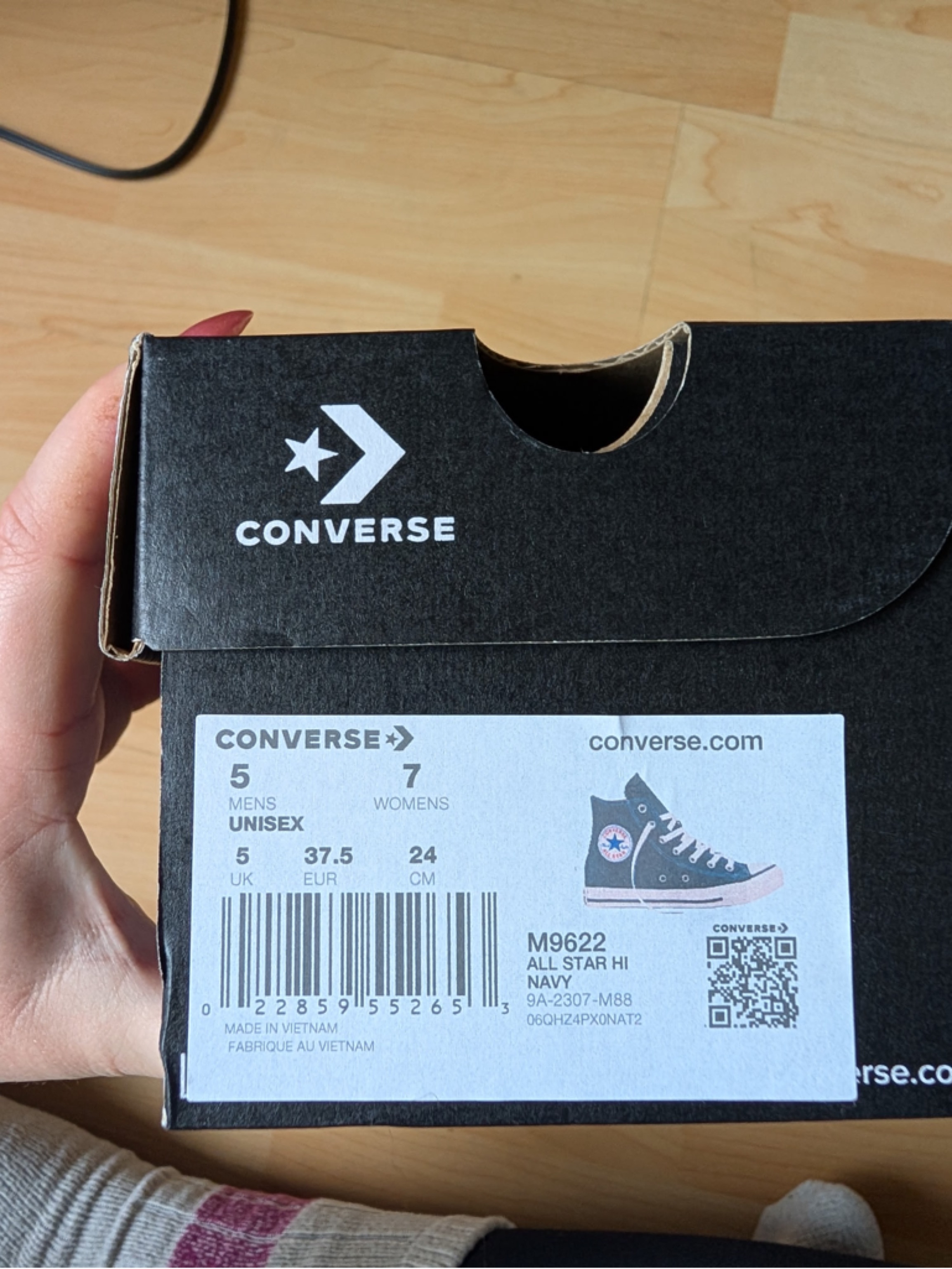 Converse All Star Hi Navy Sneakers